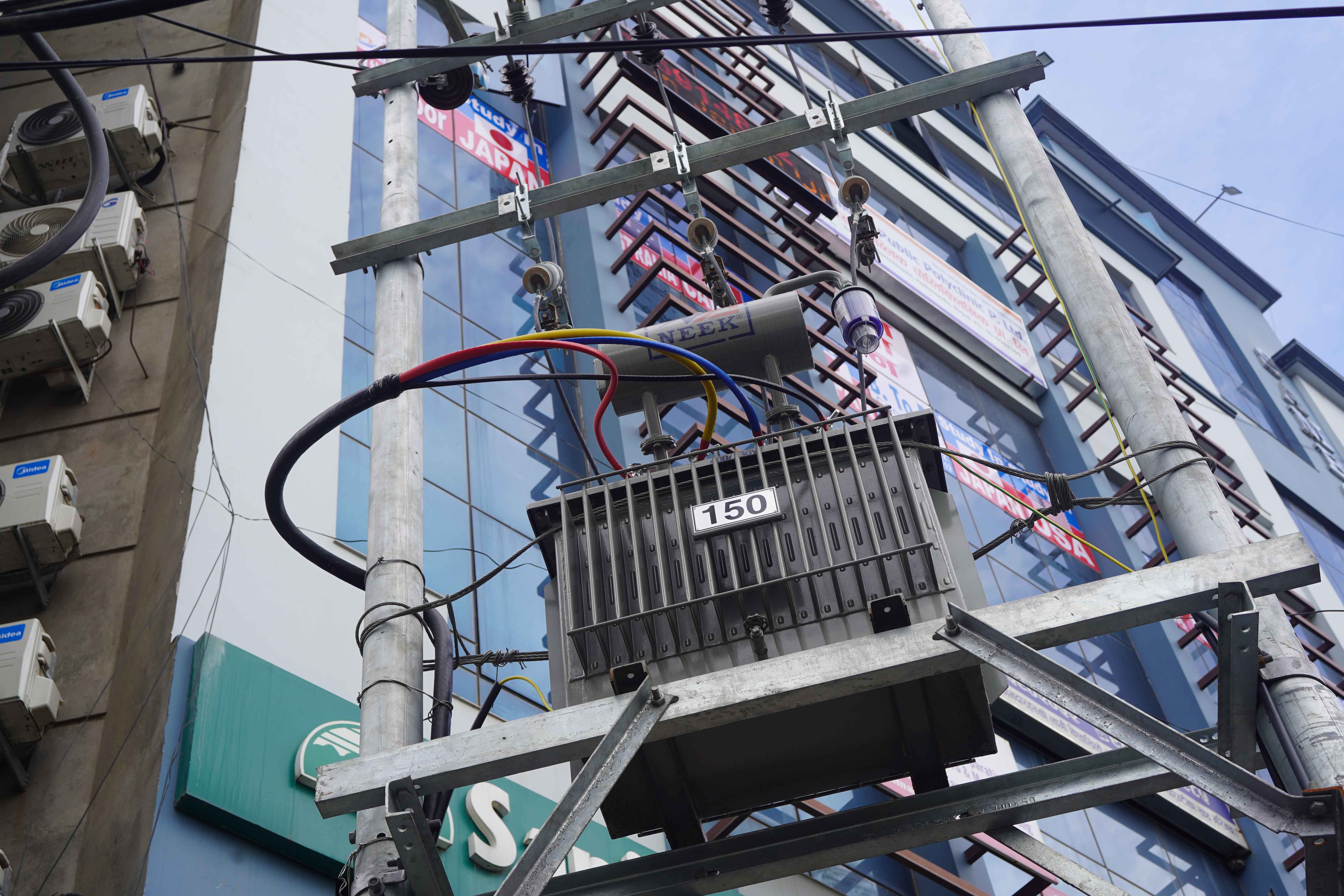 Medium-Capacity Transformer Installation